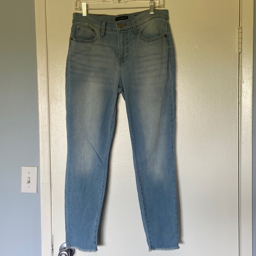 Lucky Brand Ava Midrise skinny jean, ankle length